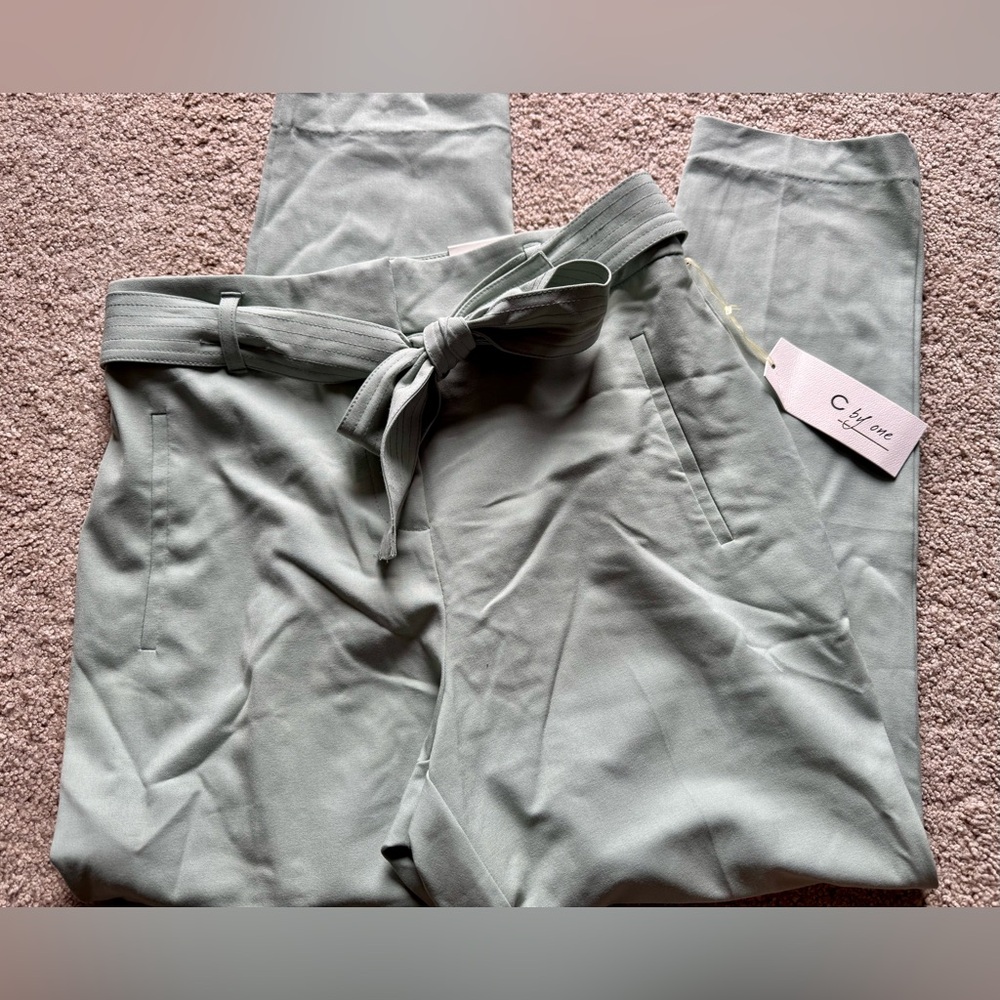 C by One High Waisted Crop Pants Size XS